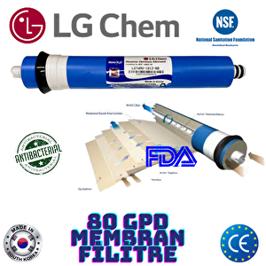 Lg Chem Platinum Si̇yah  7 Fi̇li̇tre 14 Aşama Mi̇neral Ve Alkali̇ Ph Fi̇li̇treli̇ Su Aritma Ci̇hazi.90 GPD NANO MEMBRANE