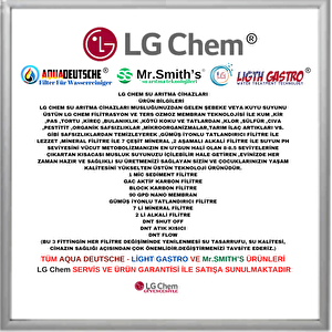 Lg Chem Platinum Kirmizi  7 Fi̇li̇tre 14 Aşama Mi̇neral Ve Alkali̇ Ph Fi̇li̇treli̇ Su Aritma Ci̇hazi