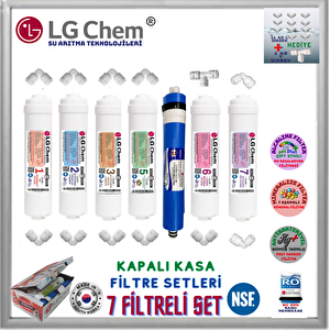 Lg Chem Platinum Kirmizi  7 Fi̇li̇tre 14 Aşama Mi̇neral Ve Alkali̇ Ph Fi̇li̇treli̇ Su Aritma Ci̇hazi