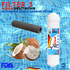 Aqua Deutsche Kapali Kasa Su Aritma Ci̇hazi 5 Li̇ Inline Fi̇li̇treseti̇ Coconut Tatlandiricili İthal Ürün