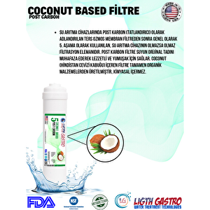 Açik Kasa Tüm Su Aritma Ci̇hazlarina Uygun 5 Li̇ Fi̇li̇tre Takimi.coconut Tatlandirici Fi̇li̇treli̇.