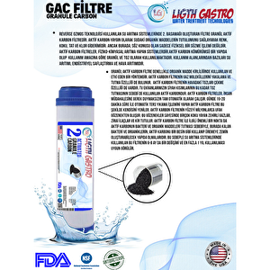 LIGHT GASTRO Açik Kasa Tüm Su Aritma Ci̇hazlarina Uygun 7 Li̇ Fi̇li̇tre Takimi.Mi̇neral Ve Alkali̇ Ph Fi̇li̇treli̇.