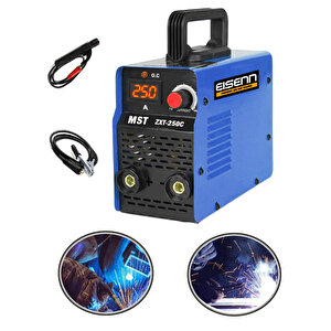 Blue Weld MST ZXT- 250C Turbo Fanlı Kartlı Sistem Otomatik Korumalı İnverter Kaynak Makinası Mini Tasarım