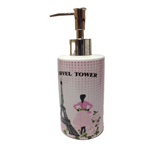 Seramik Sıvı Sabunluk Eyfel Kulesi Model