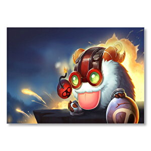 League Of Legends Ziggs Mdf Ahşap Tablo 50x70 cm