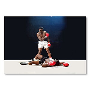Muhammed Ali Khaliah Nakavt Mdf Ahşap Tablo 50x70 cm