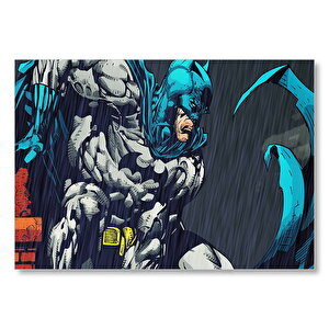 Süper Kahraman Batman Çizgi Roman Görseli Mdf Ahşap Tablo