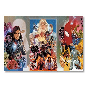 Marvel Avengers Çizgi Romanlar Marvel Comics Banshee Görseli Mdf Ahşap Tablo 35x50 cm
