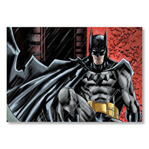 Batman Dijital İllüstrasyon Mdf Ahşap Tablo 50x70 cm