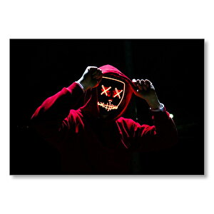 Dark Mask Görseli Mdf Ahşap Tablo 50x70 cm