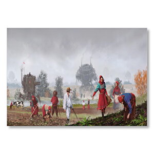 Jakub Rozalkinin 1920 Serisinden Görsel Mdf Ahşap Tablo 35x50 cm
