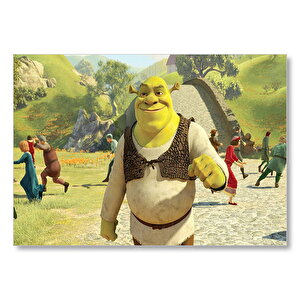 Shrek, Sonsuza Kadar Shre Mdf Ahşap Tablo 35x50 cm