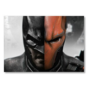 Batman Deathstroke'a Karşı Mdf Ahşap Tablo 50x70 cm
