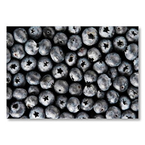 Yabanmersini Meyveleri Yanaşık Düzen Mdf Ahşap Tablo 50x70 cm