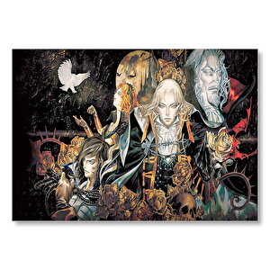 Castlevania Dizi Filmi Grimoire Of Souls Animasyon Görseli Mdf Ahşap Tablo 50x70 cm