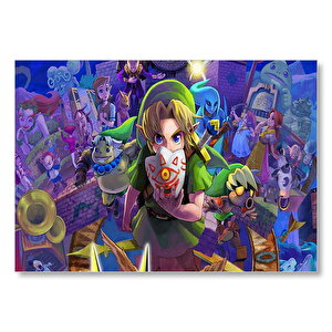 Zelda Majoranın Maskesi Efsanesi Görseli Mdf Ahşap Tablo 25x35 cm