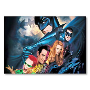 Batman Forever Karakterler Mdf Ahşap Tablo 25x35 cm