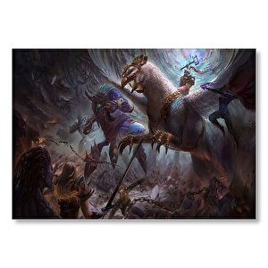 Heroes Of The Storm Oyun Görseli Mdf Ahşap Tablo 50x70 cm