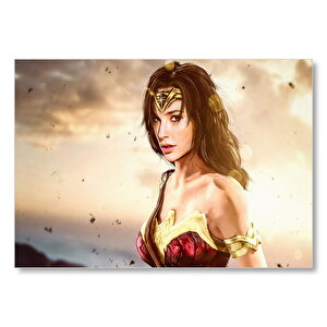 Wonder Women Gal Gadot Görseli Mdf Ahşap Tablo 50x70 cm