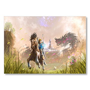 Vahşi Zelda Nefesi Efsanesi Görseli Mdf Ahşap Tablo 50x70 cm