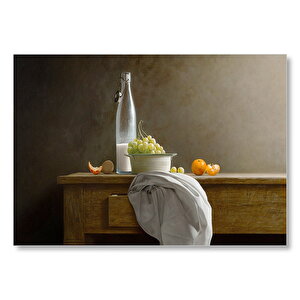 Modern Resim Sanat Fotoğrafçılığı Natürmort Görseli Mdf Ahşap Tablo 35x50 cm