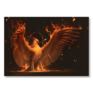 Karanlık Anka Kuşu Efsane Görseli Mdf Ahşap Tablo 50x70 cm