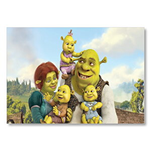 Shrek Sonsuza Kadar Shrek, Mdf Ahşap Tablo 50x70 cm