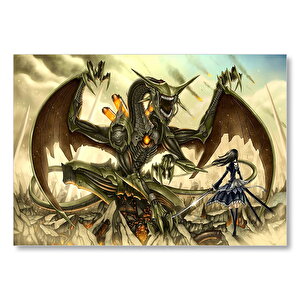 Anime Kızları Anime Gia Mdf Ahşap Tablo 25x35 cm