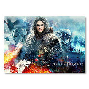Game Of Thrones Karakterleri Kompozisyon Mdf Ahşap Tablo 35x50 cm