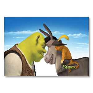 Shrek, Sonsuza Kadar Shrek, Eşek (shrek), Mdf Ahşap Tablo 50x70 cm