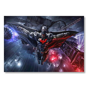 Batman Ve Yüksek Teknolojili Pelerin Mekanizması Mdf Ahşap Tablo 35x50 cm