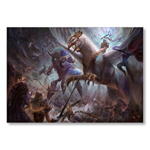 Heroes Of The Storm Video Oyunu Görseli Mdf Ahşap Tablo 50x70 cm