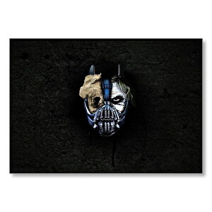 Batman Kara Şövalye Joker Üçlemesi Görseli Mdf Ahşap Tablo 50x70 cm