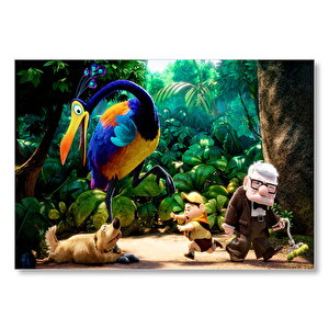 Disney Şirketi Yukarı Bak Film Görseli Mdf Ahşap Tablo 50x70 cm