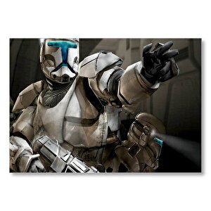 Star Wars Komando Bilim Kurgu Strateji Taktik Nişancı Görseli Mdf Ahşap Tablo 25x35 cm