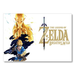 The Legend Of Zelda Breath Of The Wild Görseli Mdf Ahşap Tablo 35x50 cm
