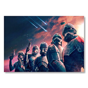 Yıldız Savaşları Stormtroopers Mdf Ahşap Tablo 25x35 cm
