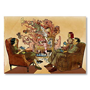 Oyun Konsolunun Hayatımıza Soktukları Mdf Ahşap Tablo 25x35 cm