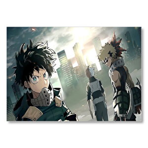 Boku No Hero Academia Todoroki Shōto Görseli Mdf Ahşap Tablo 25x35 cm
