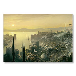 Assassin İstanbul Görseli Mdf Ahşap Tablo 35x50 cm
