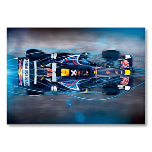 Formula 1 Redbull Team Mdf Ahşap Tablo 35x50 cm