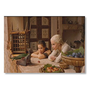 Game Of Thrones Yavru Ejderhalar Mdf Ahşap Tablo 25x35 cm