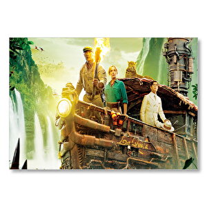 Jumanji Vahşi Orman Güvertede Maceracılar Mdf Ahşap Tablo 35x50 cm