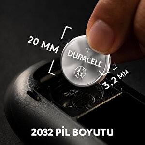 Duracell Özel 2032 Lityum Düğme Pil 3v Tekli Paket