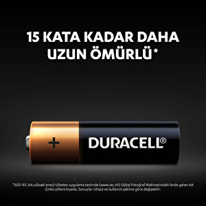 Duracell Alkalin Aaa İnce Kalem Piller, 20 Li Paket