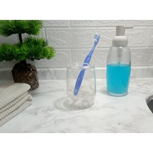 Sivi Sabunluk Ve Di̇ş Firçalik İki̇li̇ Banyo Seti̇