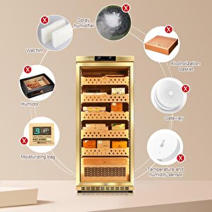Elektronik Puro Dolabı Gold Mon1800a
