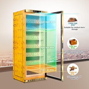 Raching Elektronik Puro Dolabı Gold Mon2800a