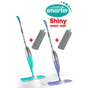 Shiny Sprey Mop Renkli̇ 2 Li̇ Set ( Very Peri̇-yeşi̇l)