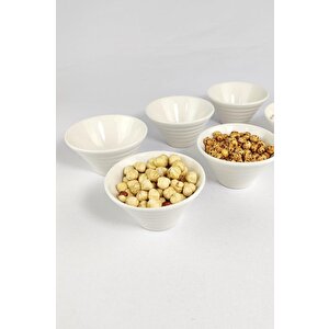 Digithome 6'lı Porselen Çerezlik Kase Seti 10 Cm - Ckr4102